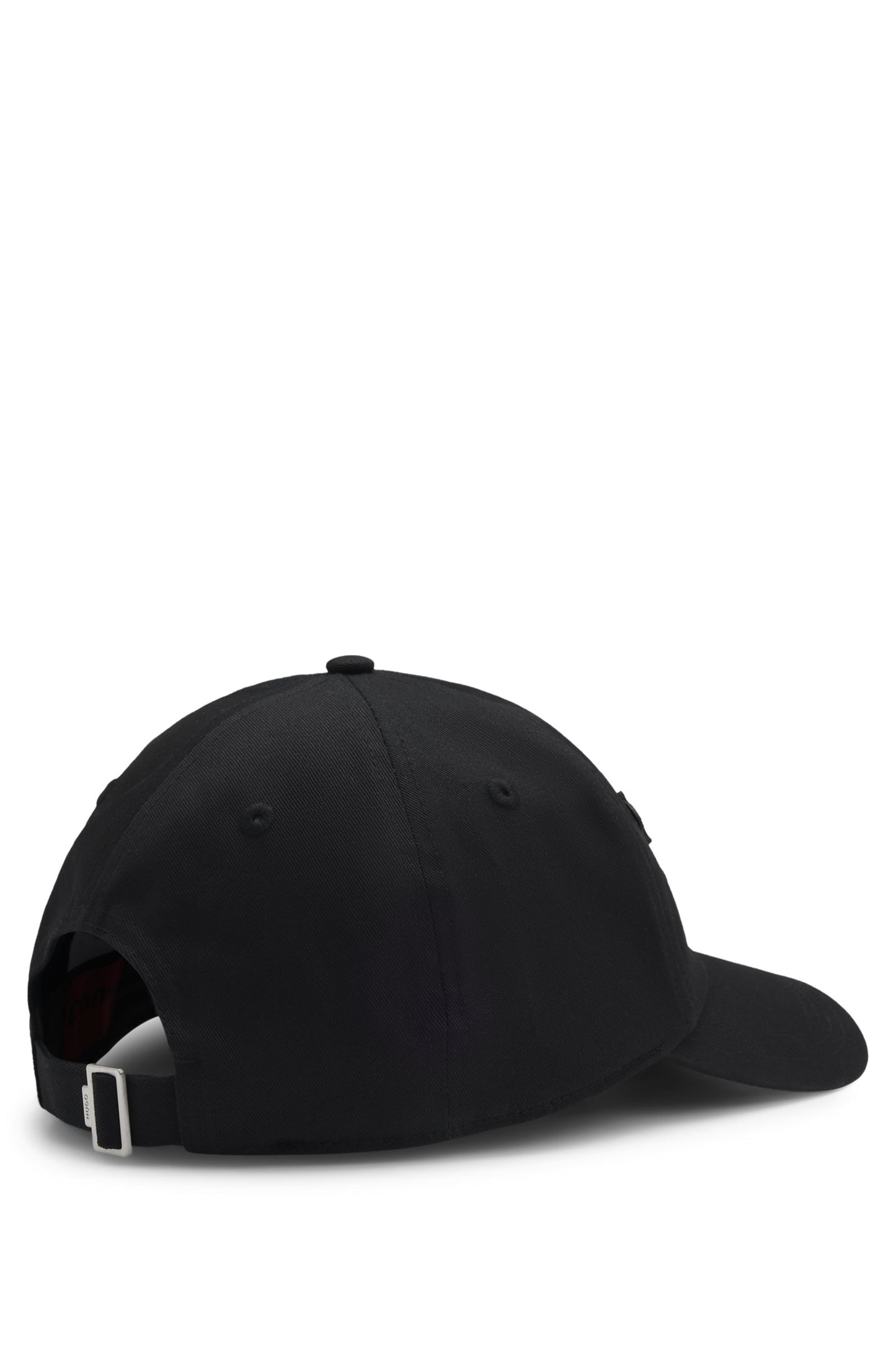 Casquette en twill de coton avec détails patch logo