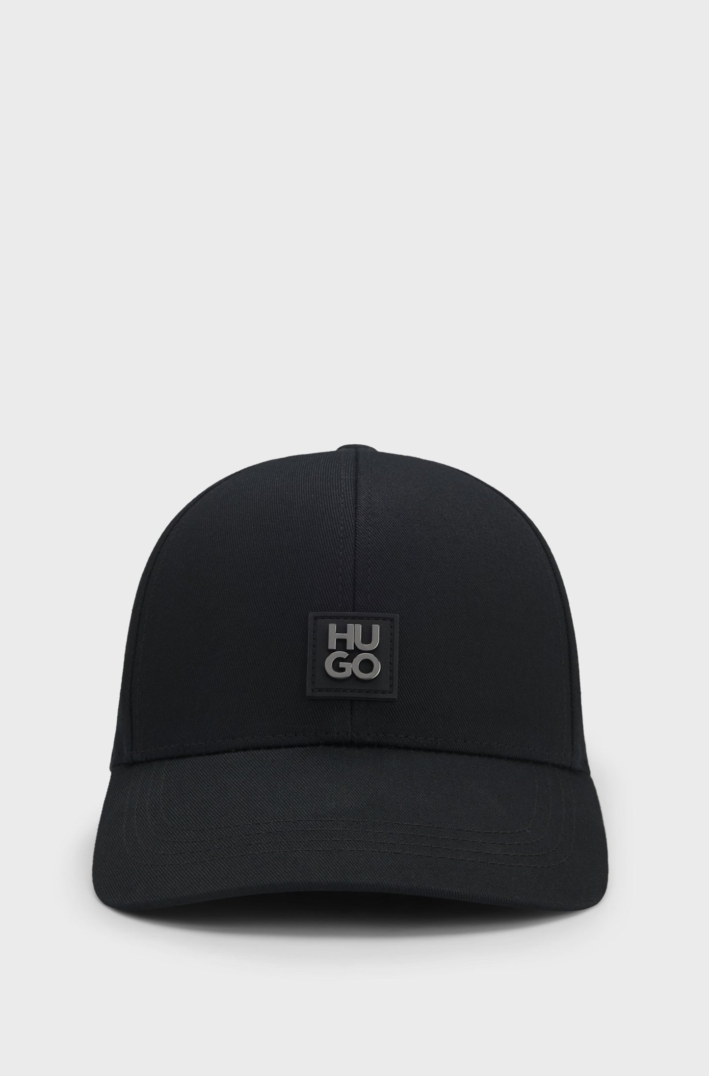 Casquette en twill de coton à logo revisité