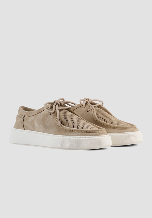 MOCASSINS À LACETS « NICHOLAS » EN DAIM