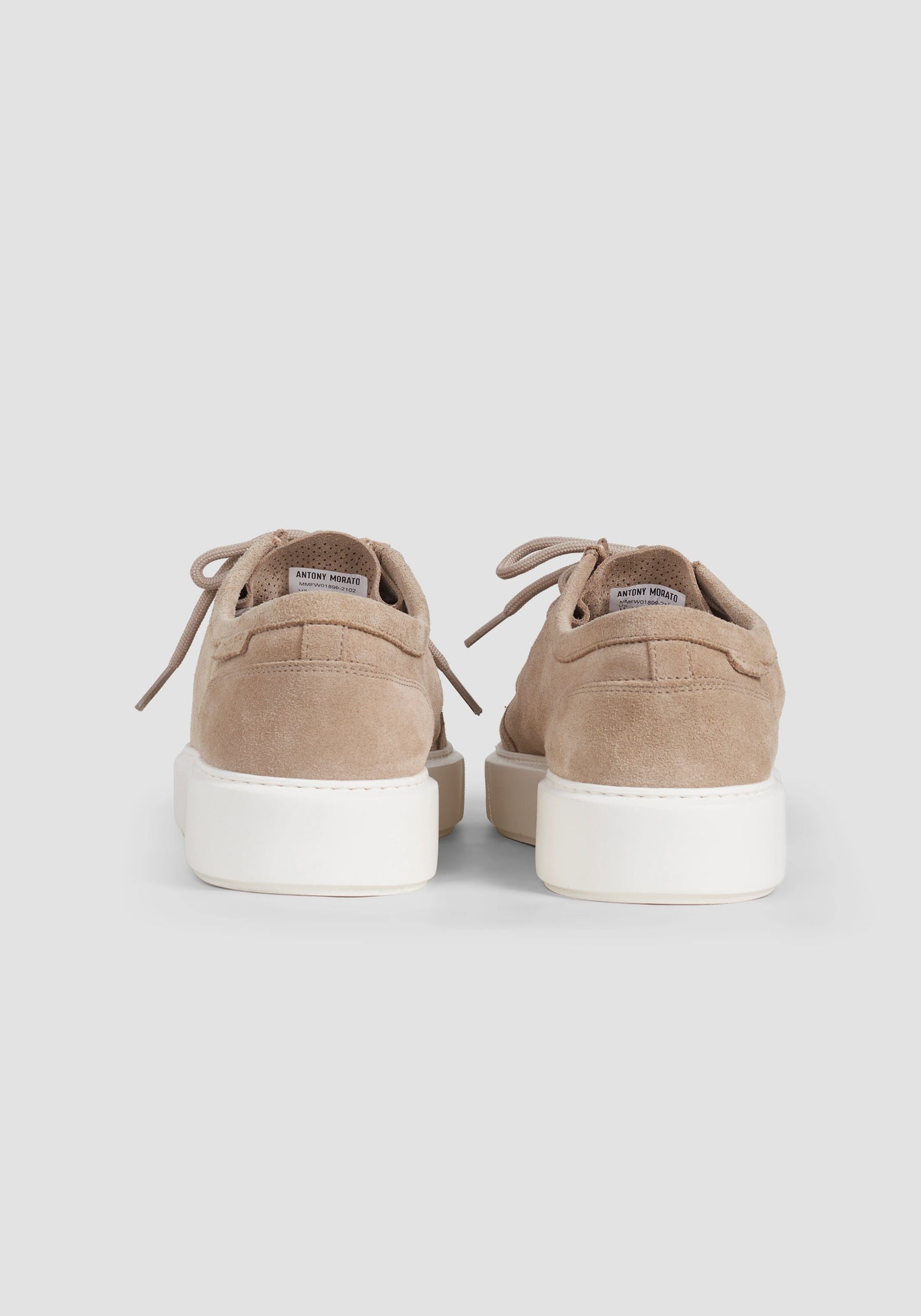 MOCASSINS À LACETS « NICHOLAS » EN DAIM