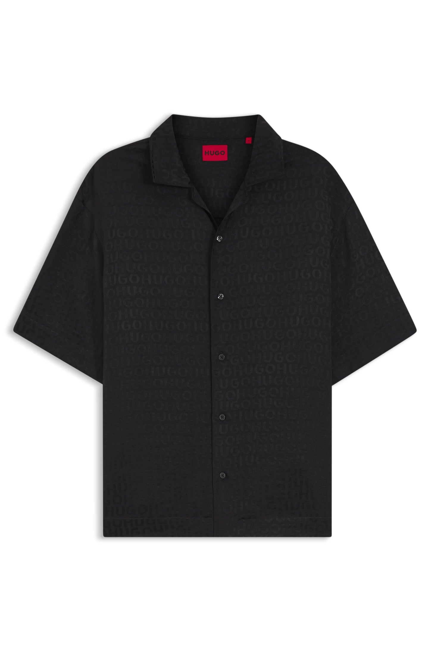 Chemise oversize avec motif jacquard