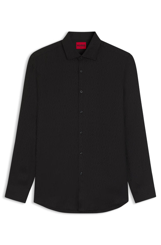 Chemise Slim à motif jacquard