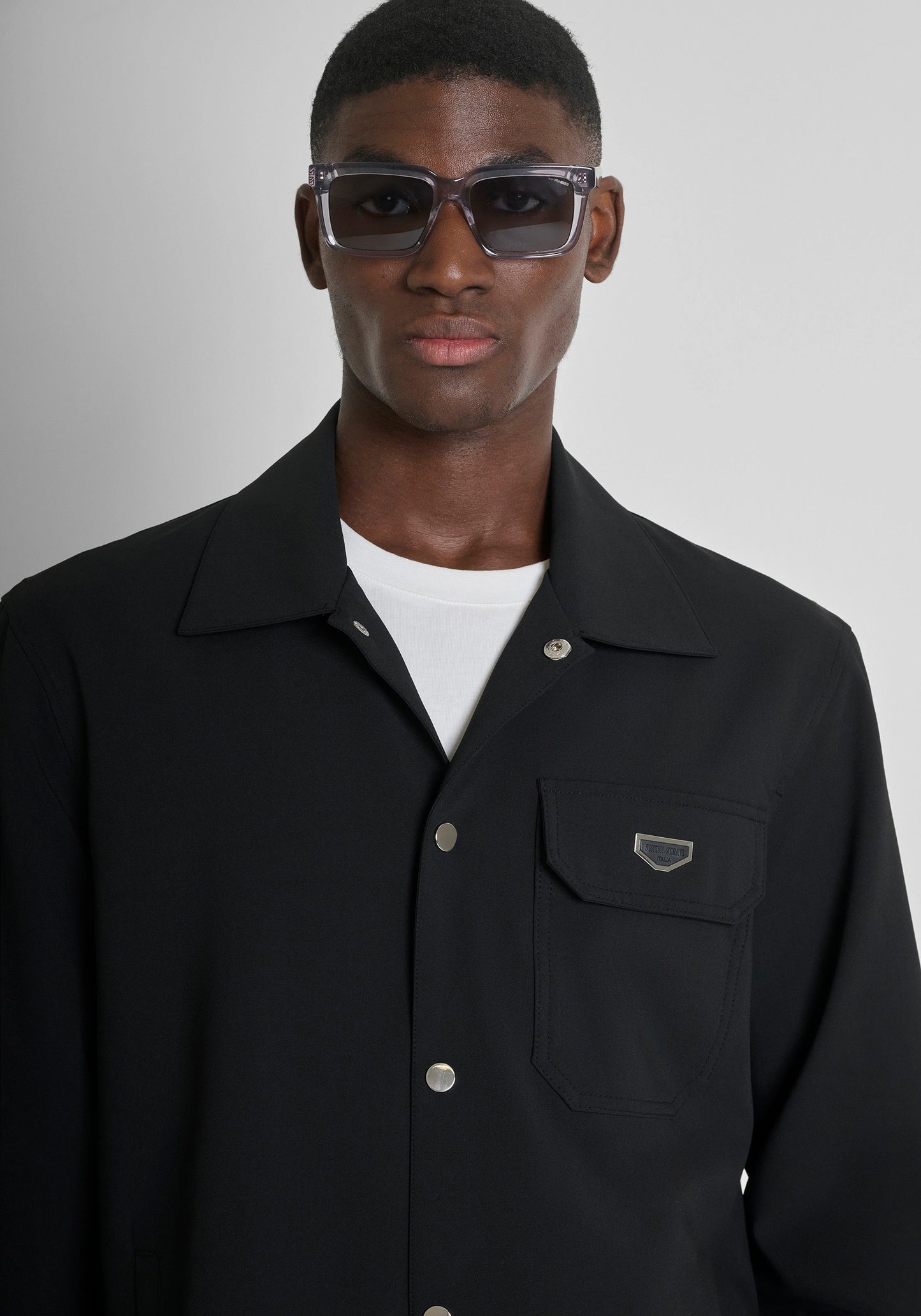 CHEMISE REGULAR FIT « TIRANA » EN VISCOSE MÉLANGÉE COMPOUND ÉLASTIQUE