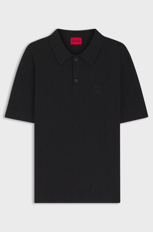 Polo en coton tricoté