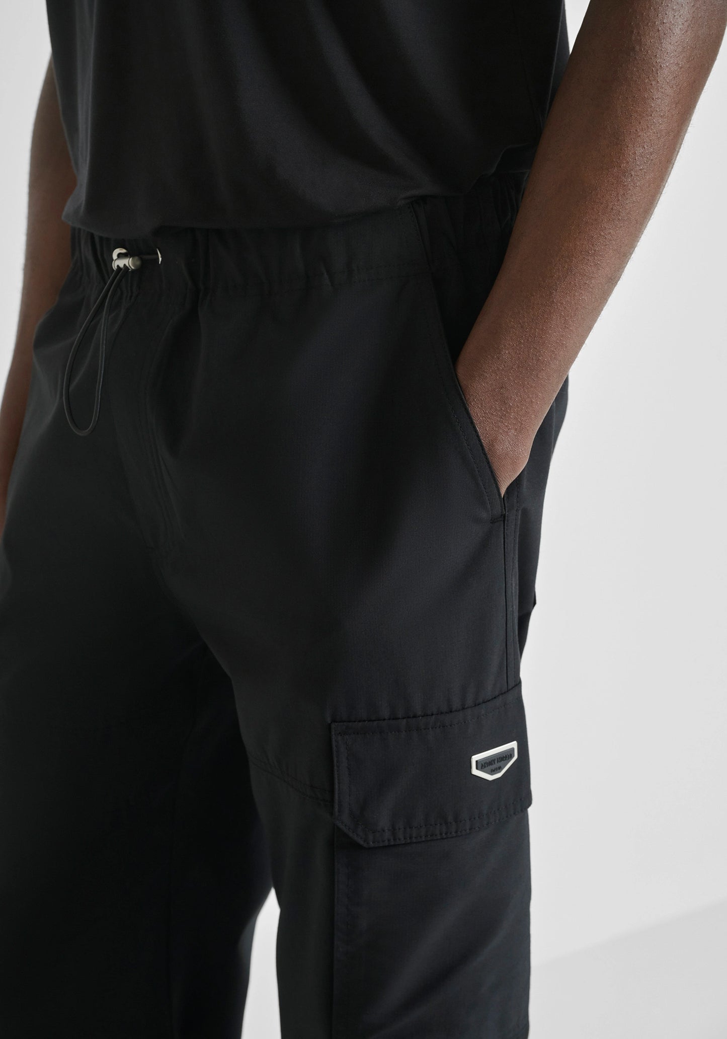 PANTALON REGULAR FIT « LOGAN » EN COTON MÉLANGÉ