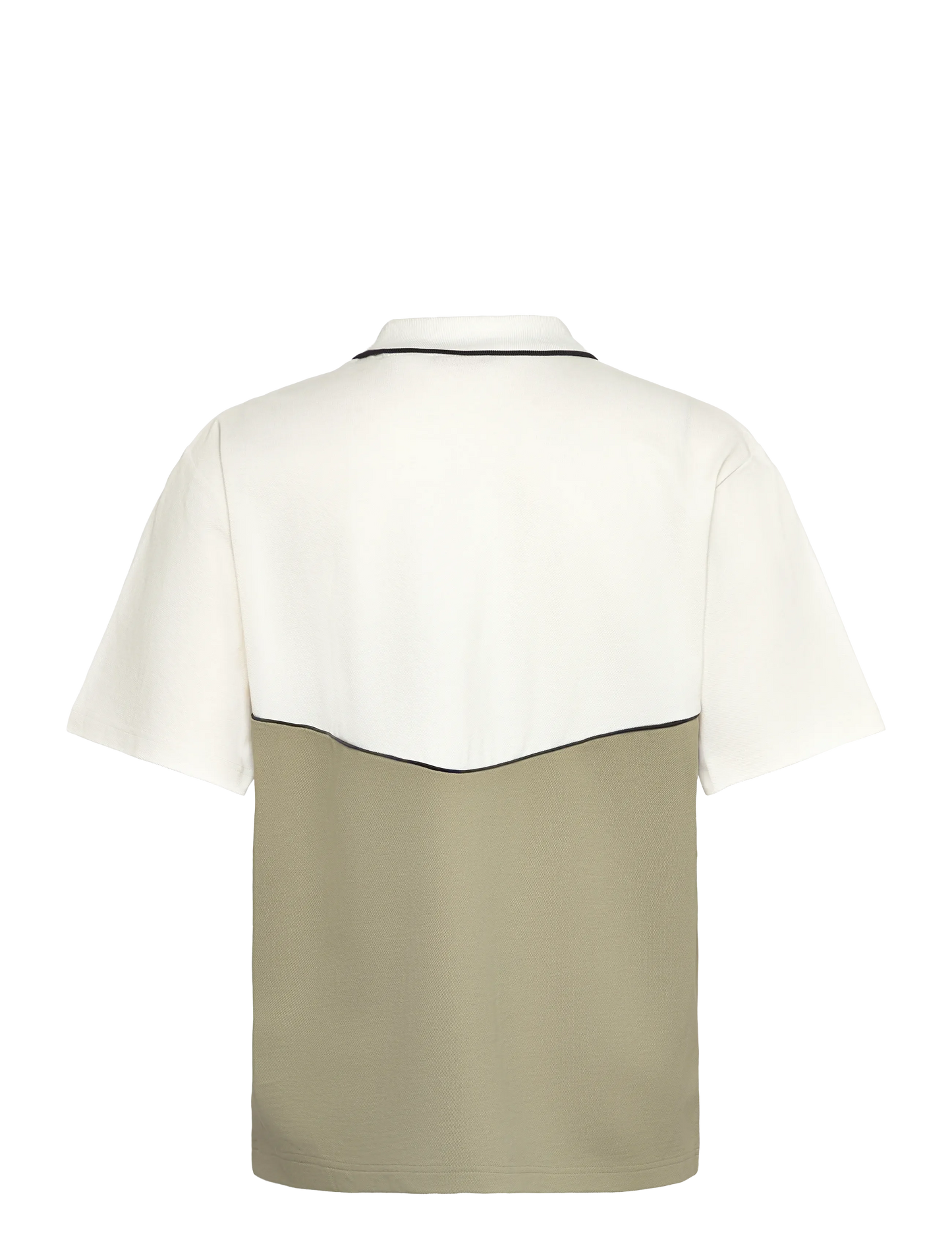 Polo à col Johnny avec logo brodé
