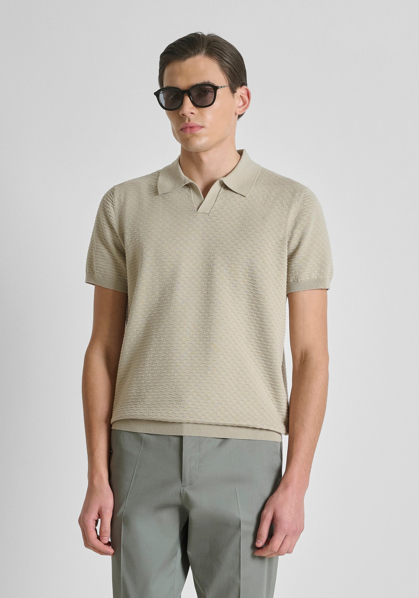 POLO REGULAR FIT EN COTON DOUX