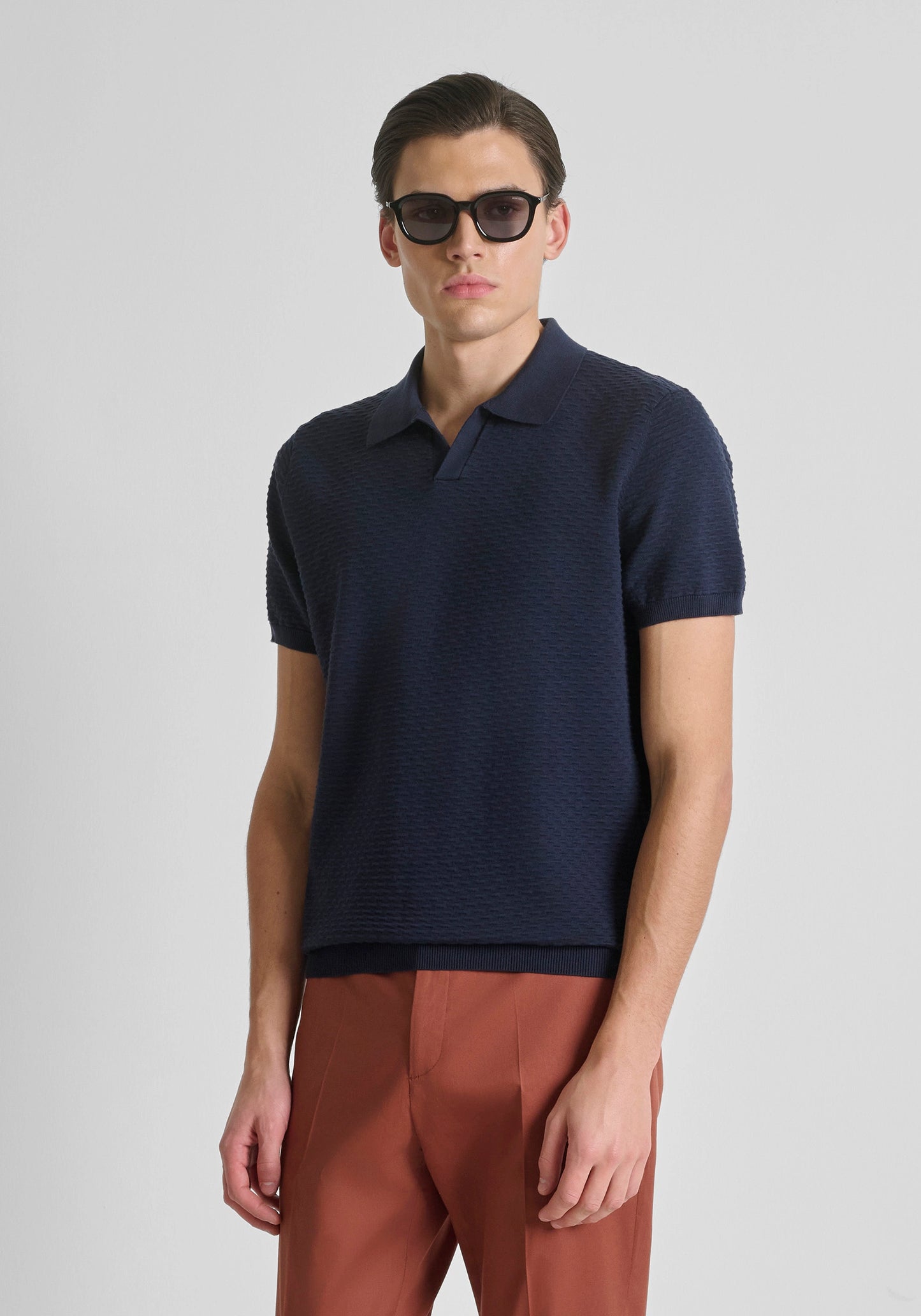 POLO REGULAR FIT EN COTON DOUX