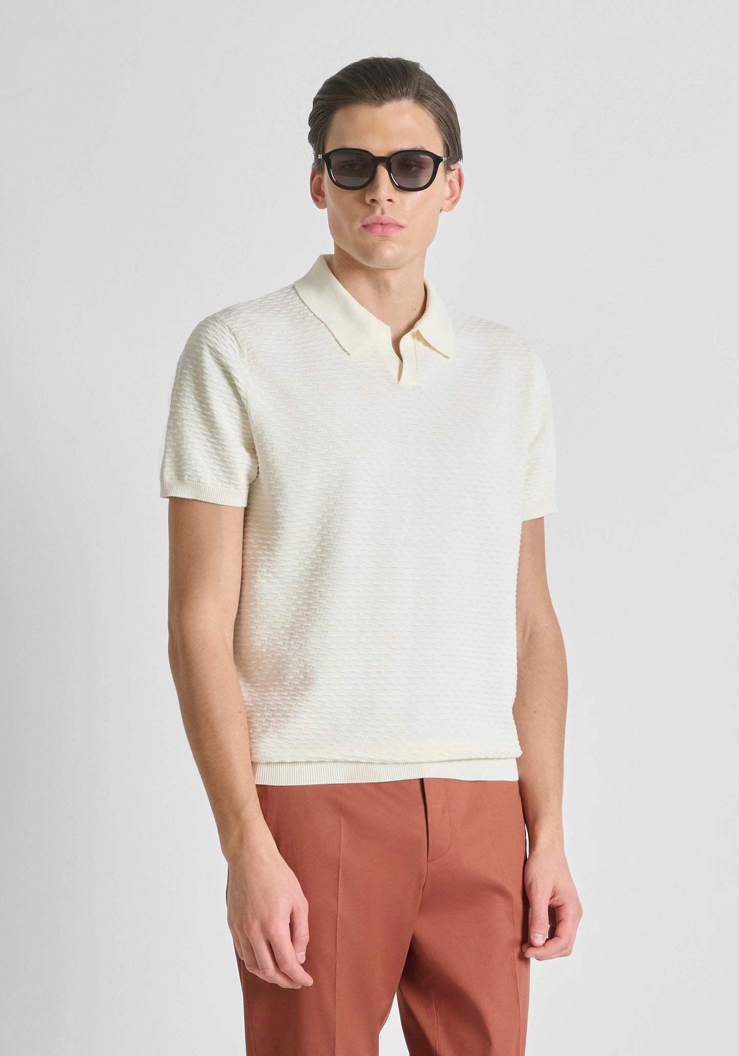 POLO REGULAR FIT EN COTON DOUX