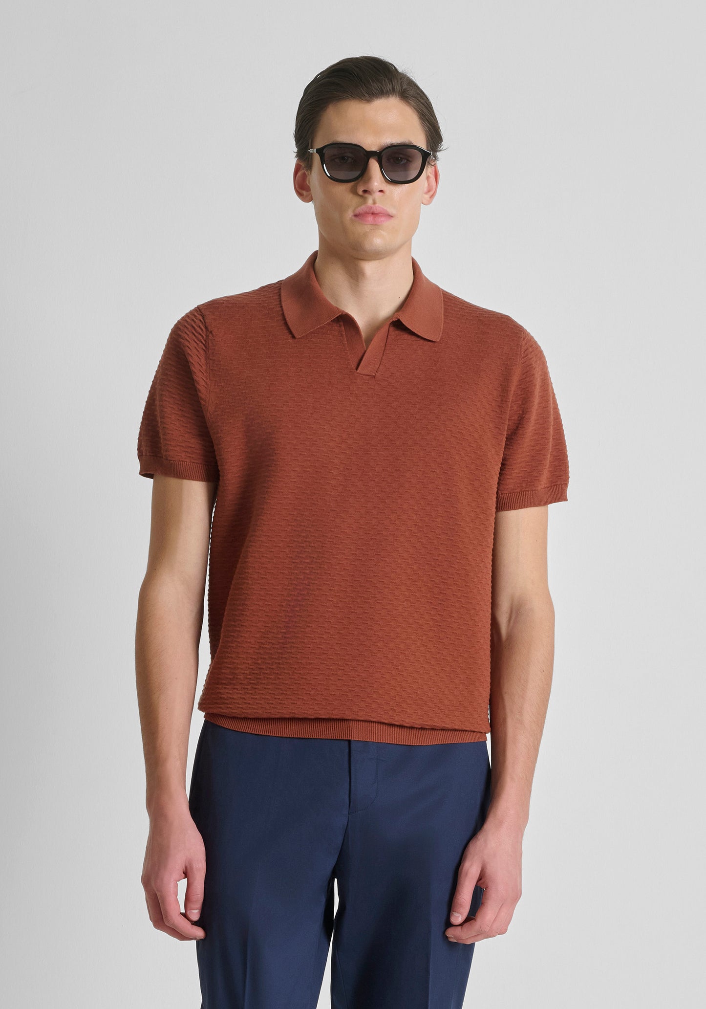 POLO REGULAR FIT EN COTON DOUX