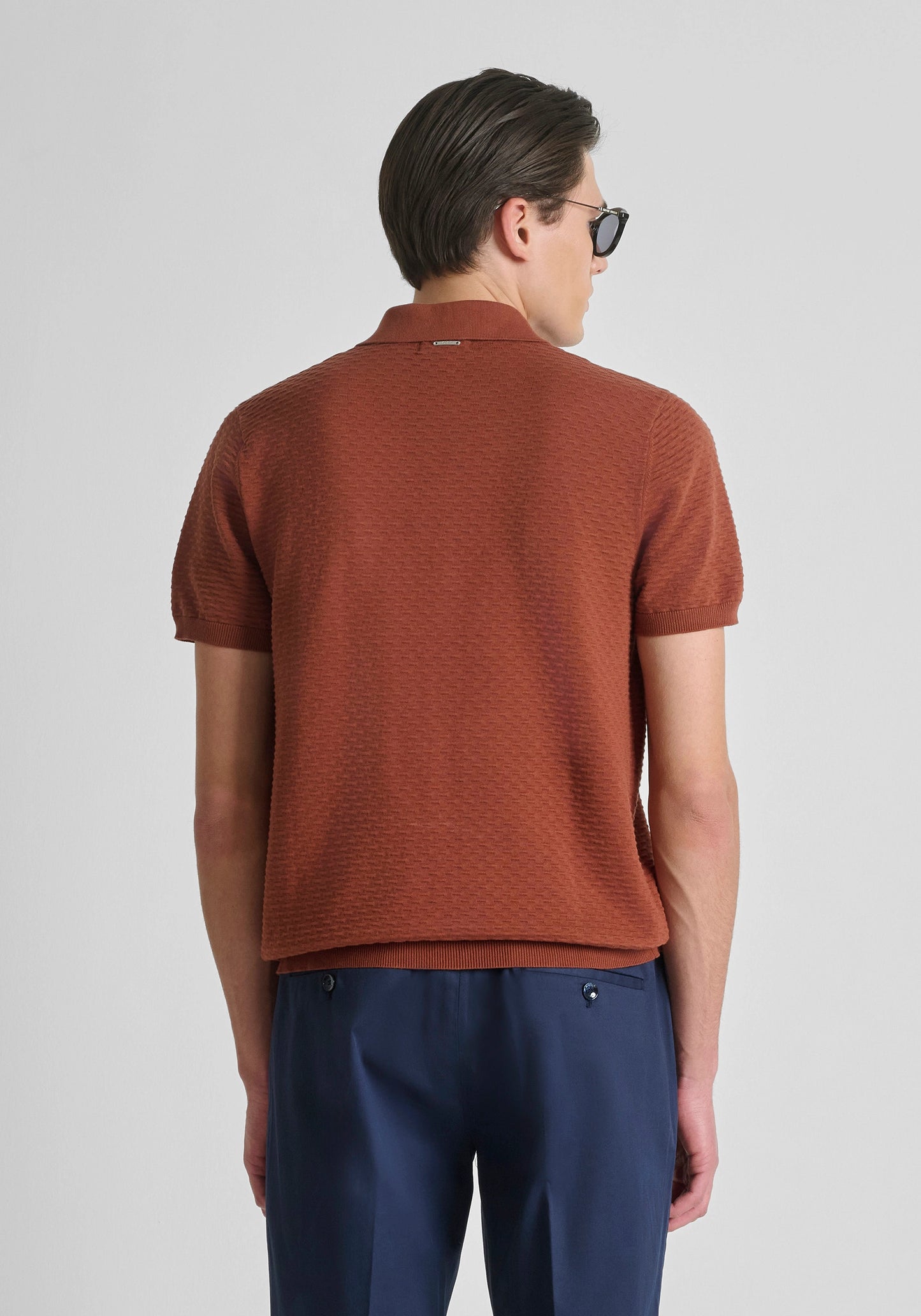 POLO REGULAR FIT EN COTON DOUX