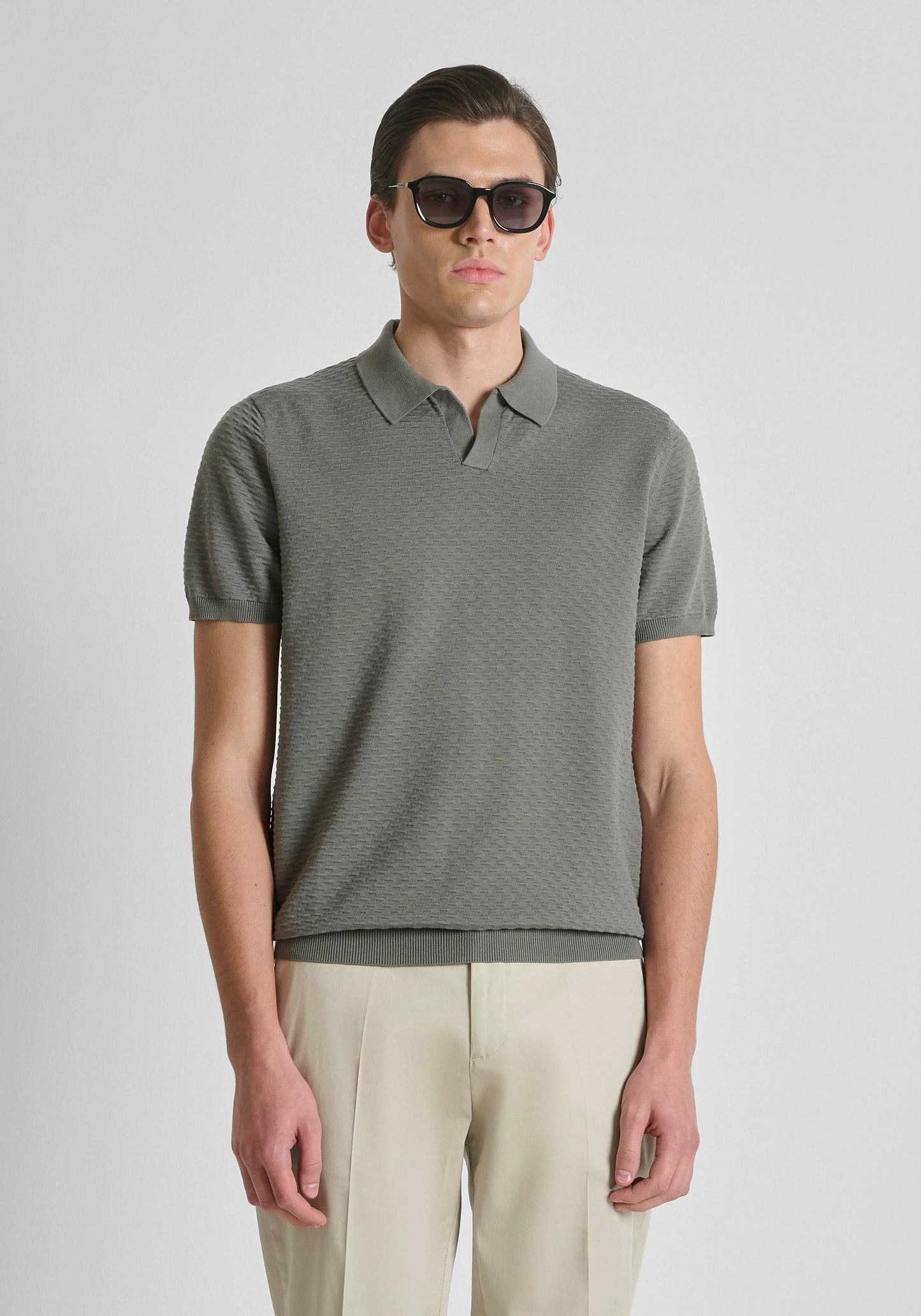 POLO REGULAR FIT EN COTON DOUX