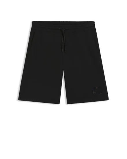 Short en molleton de coton avec logo écaille de tortue