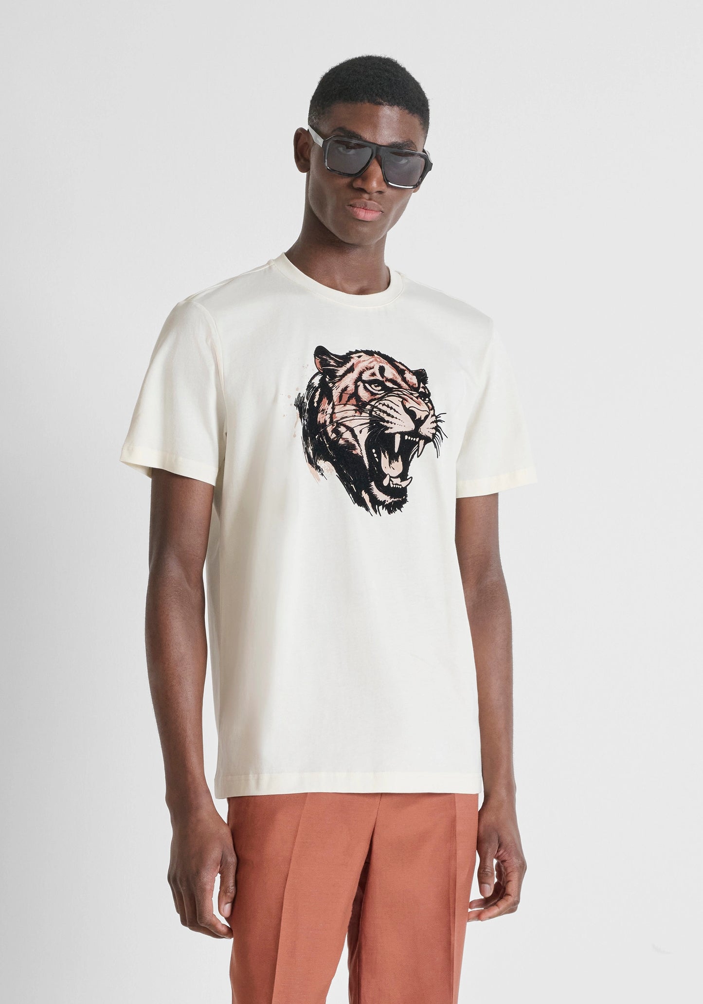 T-SHIRT REGULAR FIT EN JERSEY DE COTON AVEC IMPRIMÉ