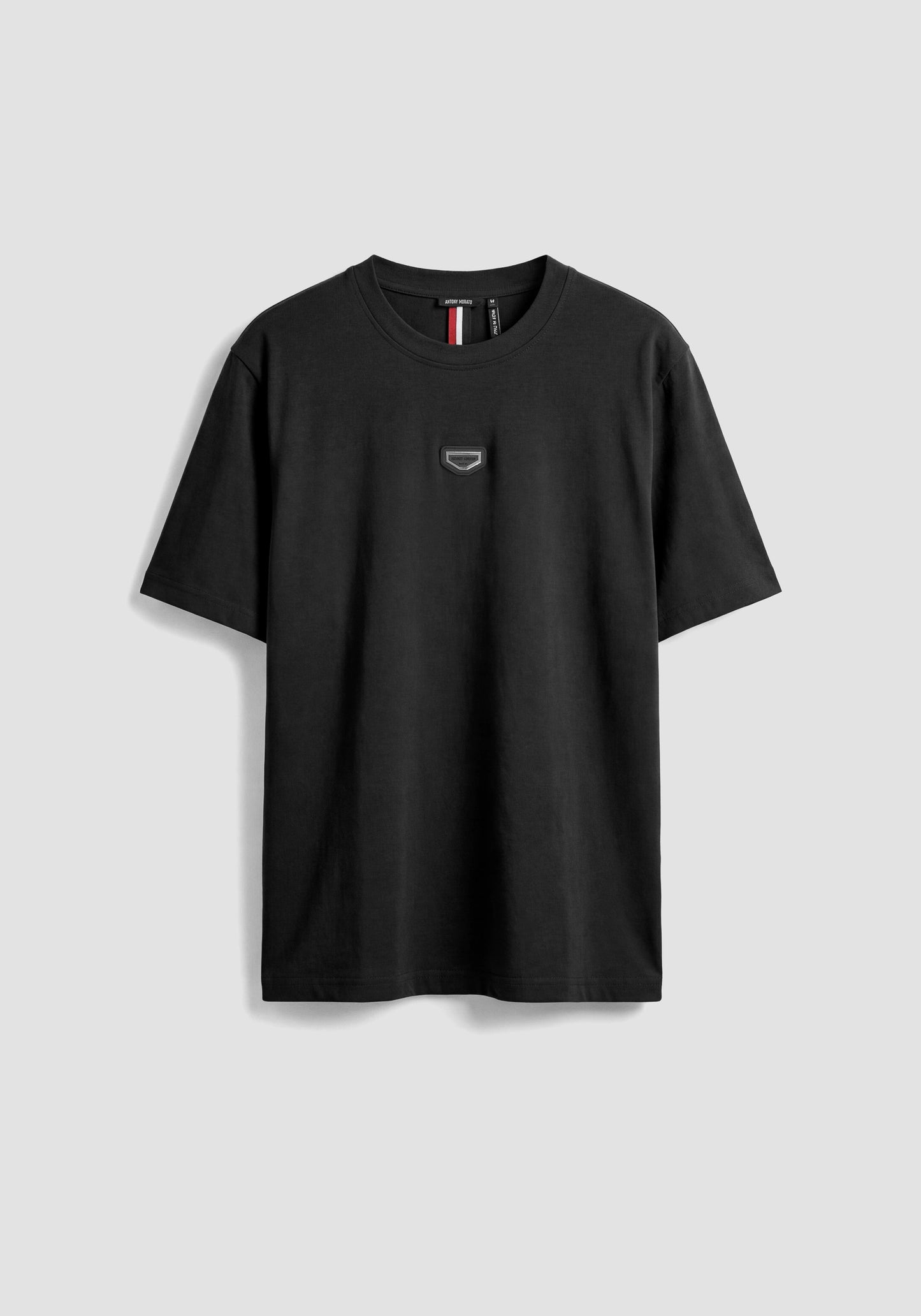 T-SHIRT RELAXED FIT EN JERSEY DE COTON AVEC LOGO EN CAOUTCHOUC
