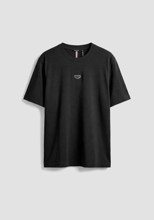 T-SHIRT RELAXED FIT EN JERSEY DE COTON AVEC LOGO EN CAOUTCHOUC