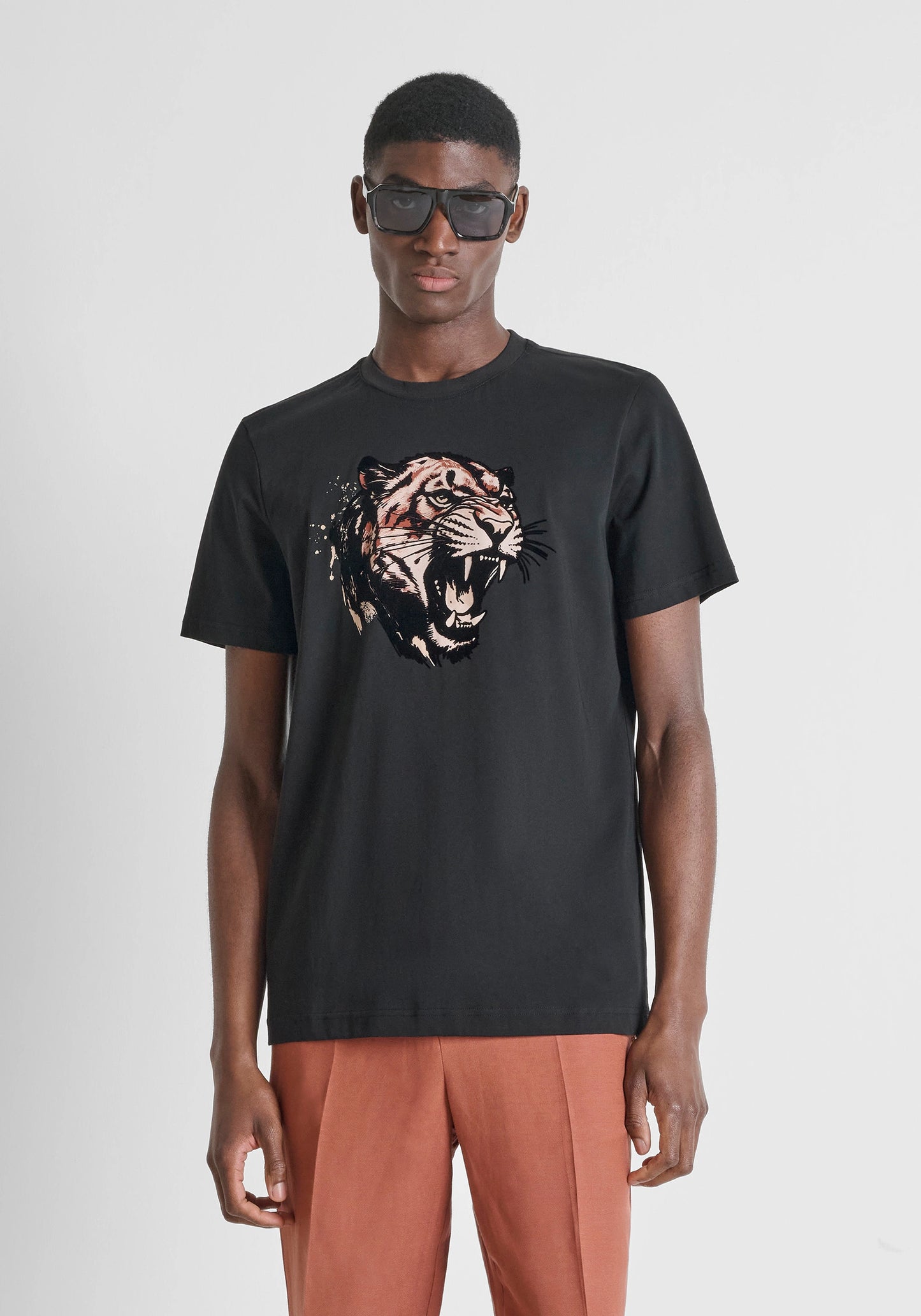 T-SHIRT REGULAR FIT EN JERSEY DE COTON AVEC IMPRIMÉ