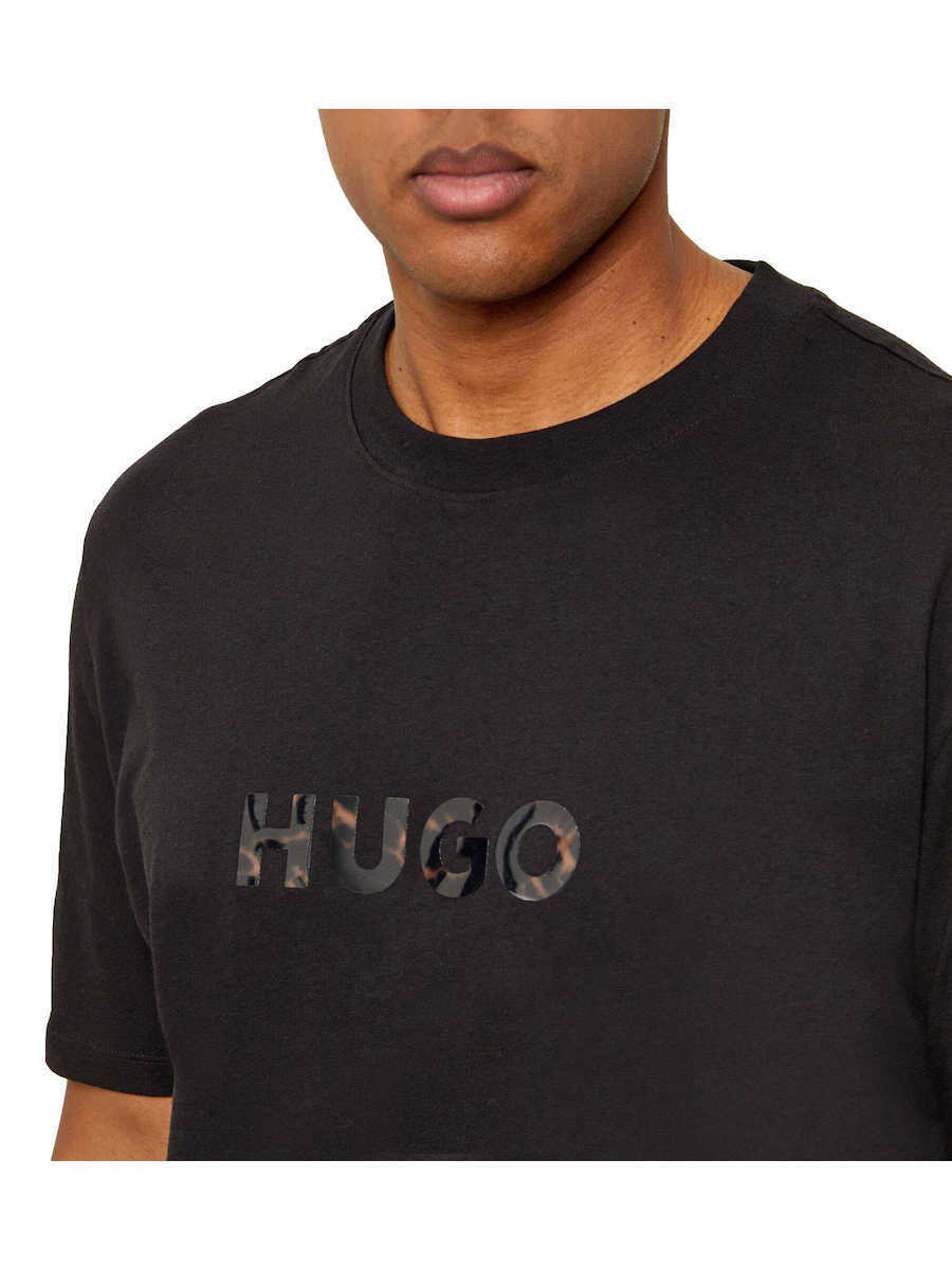T-shirt en coton jersey logo écaille de tortue